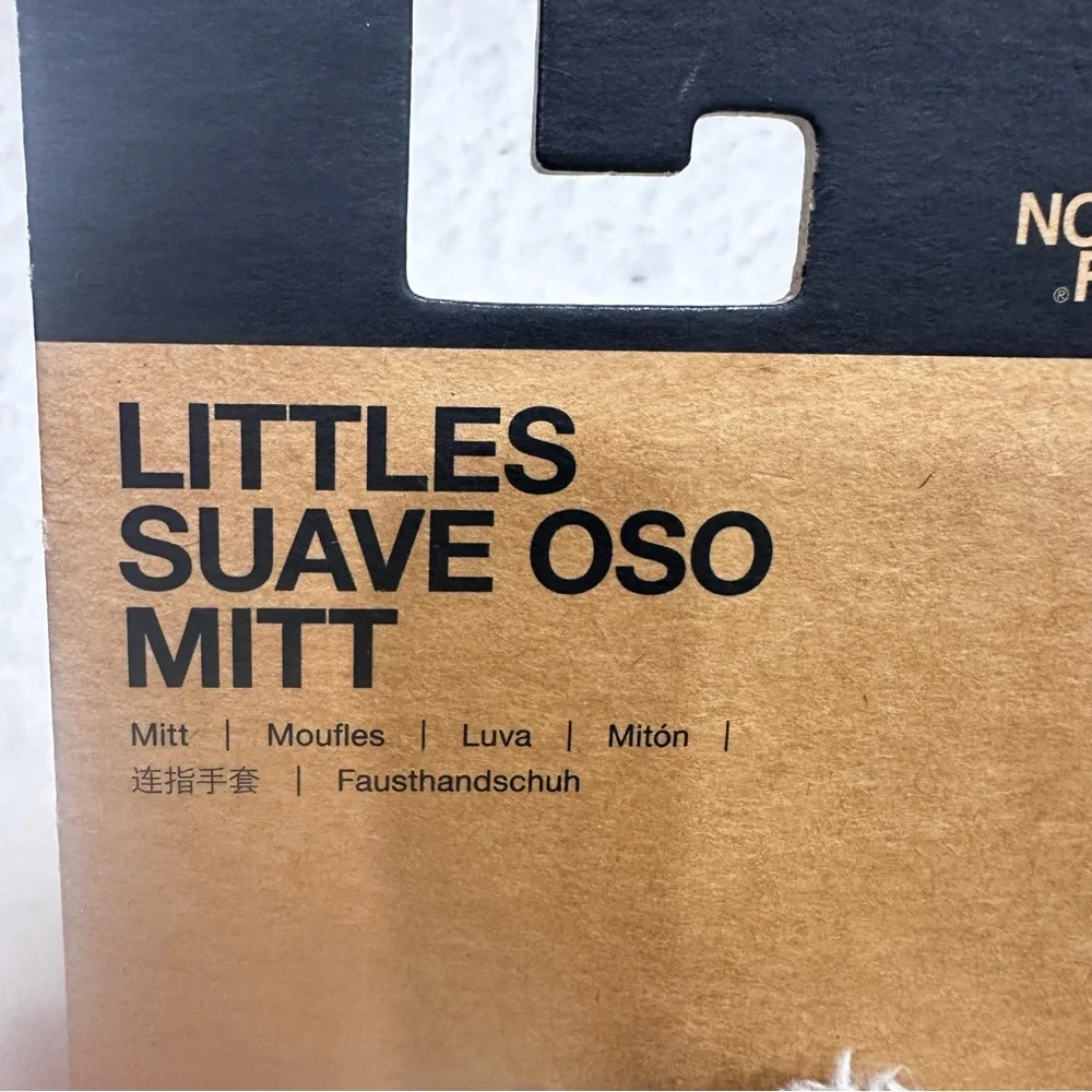 Infant The North Face Cream Suave Oso Mittens